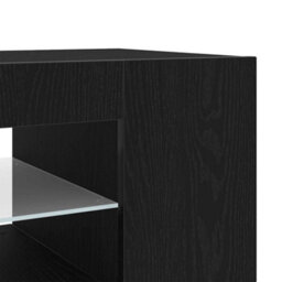 Walplus Tv Cabinet Black 135 X 39 X 30 Cm Engineered Wood - thumbnail 8