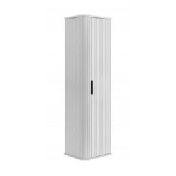 Heze Furniture Elegance Glamour Style 2 Bathroom Cabinets Set 60Cm Vanity Unit & Tall Cabinet In White - thumbnail 4