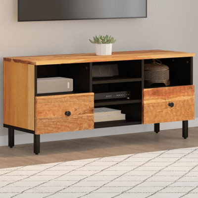 Walplus Tv Cabinet 100X33X46 Cm Solid Wood Acacia - image 1