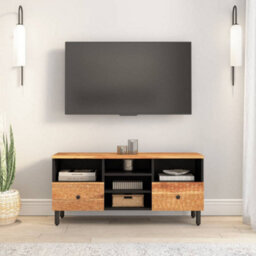 Walplus Tv Cabinet 100X33X46 Cm Solid Wood Acacia - thumbnail 3