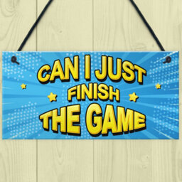 Red Ocean Finish The Game Neon Effect Gaming Sign For Boys Bedroom Man Cave Gamer Gift - thumbnail 2