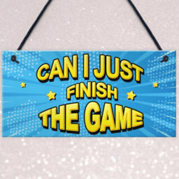 Red Ocean Finish The Game Neon Effect Gaming Sign For Boys Bedroom Man Cave Gamer Gift - thumbnail 3