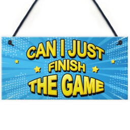 Red Ocean Finish The Game Neon Effect Gaming Sign For Boys Bedroom Man Cave Gamer Gift - thumbnail 1