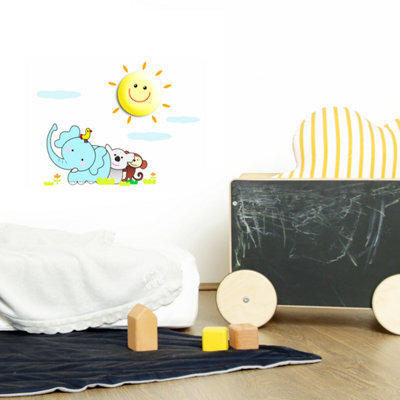 Milagro Sunny Led Childrens Lamp Charming Fun Night Light Ultra Low Consumption 0.6W Colourful Wall Decals Create A 3D Effect - image 1