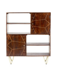 Worcester Dark Gold Stylish Display Cabinet - thumbnail 3