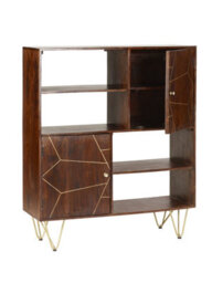 Worcester Dark Gold Stylish Display Cabinet - thumbnail 4