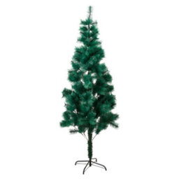 Living And Home Green Pine Needle-Enriched Luxury Christmas Tree, 70Cm W X 120Cm H - thumbnail 1
