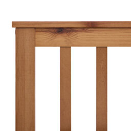 Wyld and Coco Pinecraft Brown Pine Wood Bed Frame - Eu 4Ft Small Double, Minimalist Matt Finish - thumbnail 8