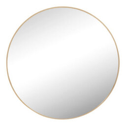 Nielsen Acton Round Aluminium Framed Large Mirror, Gold, 80Cm - thumbnail 1