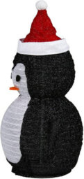 2.5Ft Penguin Pop Up Christmas Xmas Light Up Décor Decoration With 40 Cool White Led Lights For Indoor Or Outdoor - thumbnail 7