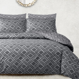 Lazzaro Portal Luxury Microfibre Double Duvet Cover Set Ultrasoft Durable Easy Care With Zipper Closure - thumbnail 3