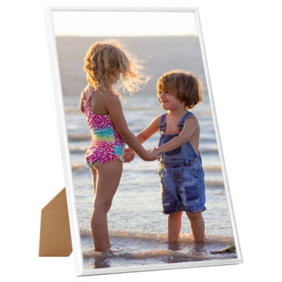 Berkfield Modern Photo Frames Collage 3Pcs For Wall Or Table White 21X29.7Cm Mdf - image 1