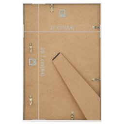 Berkfield Modern Photo Frames Collage 3Pcs For Wall Or Table White 21X29.7Cm Mdf - thumbnail 8