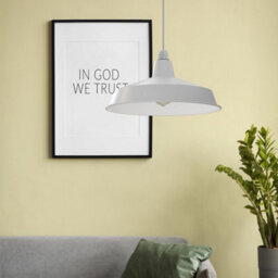 Modern White Metal Lamp Shade Pluto Ceiling Pendant Light For Kitchen & Living Room - thumbnail 7