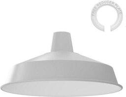 Modern White Metal Lamp Shade Pluto Ceiling Pendant Light For Kitchen & Living Room - thumbnail 5