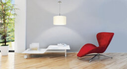 Elegant Satin Nickel Pendant Ceiling Light With White Fabric Shade - E27 Bulb Compatible - thumbnail 3