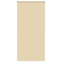 Berkfield Durable Roller Blind Blackout Beige 100X210 Cm Fabric Width 95.7 Cm Polyester - thumbnail 1