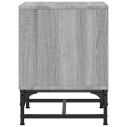 Berkfield Bedside Cabinets With Glass Doors 2 Pcs Grey Sonoma 35X37X50 Cm - thumbnail 8