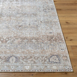Livabliss Our Pnw Home Rainier-Washable Brown Green Traditional Vintage Boho Living Dining Bedroom Rug 160 X 220 Cm Easy Care, Non Shedding - thumbnail 5