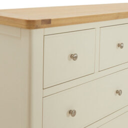 The Furniture Market Marbury Cream Jumbo 10 Drawer Chest - thumbnail 7