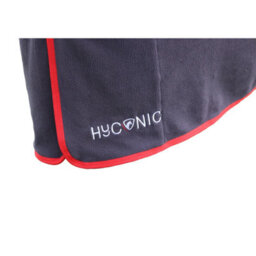 Hyconic Horse Fleece Rug Charcoal/red (5) - thumbnail 2