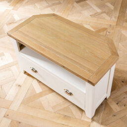 The Furniture Market Cheshire Cream Painted Corner Tv Unit Up To 50 Tv Size - thumbnail 6