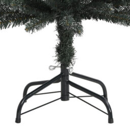 Berkfield Artificial Slim Christmas Tree With Stand Green 180 Cm Pvc - thumbnail 4