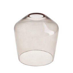Industville Brooklyn Glass Schoolhouse Wall Light - 5.5 Inch, Mocha Glass Schoolhouse - 5.5 Inch, Black Wall Holder - thumbnail 3