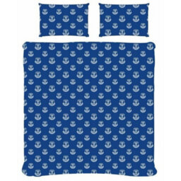 Everton Fc Pulse Duvet Cover Set White/royal Blue (Double) - thumbnail 2