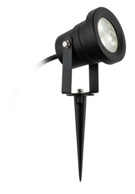 Luminosa Lighting Luminosa Hayes Outdoor Integrated Led Wall & Spike Light Black Ip65 - image 1