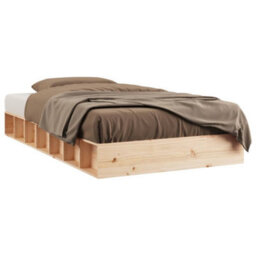 Berkfield Bed Frame 90X190 Cm Single Solid Wood - thumbnail 2