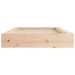 Berkfield Bed Frame 90X190 Cm Single Solid Wood - thumbnail 4