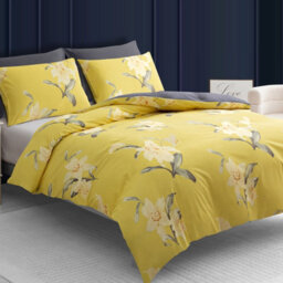 Pamposh Double Duvet Set Premium Brushed Microfiber Duvet Cover Double Ultrasoft Hypoallergenic With Zipper Closure - thumbnail 2