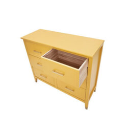 Palazzi 6 Drawer Chest Of Drawers Mustard - thumbnail 5
