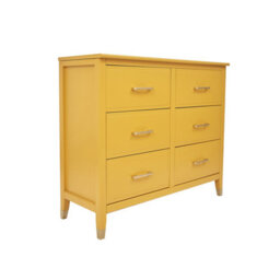 Palazzi 6 Drawer Chest Of Drawers Mustard - thumbnail 3