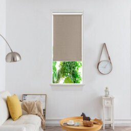 GoodHome Iwerne Corded Beige Blackout & Thermal Roller Blind (W)60Cm (L)180Cm - thumbnail 1