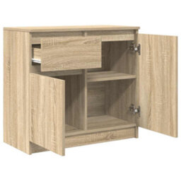 Vidaxl Sideboard With Drawer Sonoma Oak 71X35X65 Cm Engineered Wood - thumbnail 5