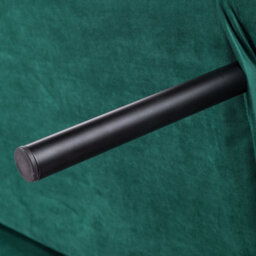 Beliani Sofa Bed 3 Seater Selnes Velvet Emerald Green - thumbnail 8