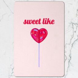 Benjamin Tate Design Sweet Like Placemat And Coaster Set With Wood Bottom Designer Artwork Limited Edition - thumbnail 2