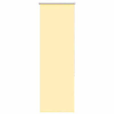 Berkfield Roller Blind Blackout Yellow 55X150 Cm Fabric Width 50.7 Cm Polyester - image 1