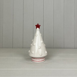 Four Candle Satchville Ceramic Christmas Tree - thumbnail 1
