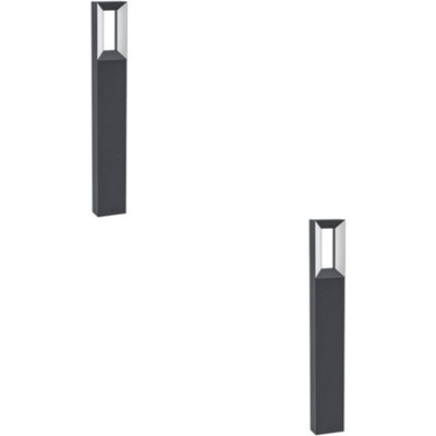 Loops 2 Pack Sleek Modern Black Led Indoor Ceiling Light For Stylish Home Decor - image 1