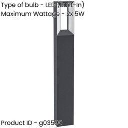 Loops 2 Pack Sleek Modern Black Led Indoor Ceiling Light For Stylish Home Decor - thumbnail 2