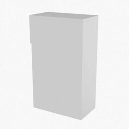White Modern Bedside Table 1 Drawer Cabinet Bedroom Furniture Storage - thumbnail 5