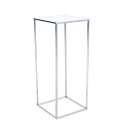 Living And Home Silver Tall Metal Column Vase Flower Stand Wedding Centrepieces H 60Cm - thumbnail 4