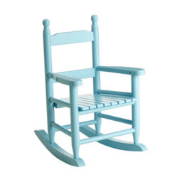 Orsina Blue Rocking Chair, Non-Harmful Children's Chair, Easy To Balance Kiddie Chair, Adjustable Playroom Chair - thumbnail 2