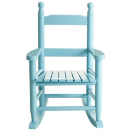 Orsina Blue Rocking Chair, Non-Harmful Children's Chair, Easy To Balance Kiddie Chair, Adjustable Playroom Chair - thumbnail 1