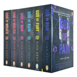 Generic Legacy Of Gods Series 6 Books Collection Set By Rina Kent (God Of Pain, God Of Fury, God Of Ruin, God Of War, God Of Malice & God - thumbnail 1