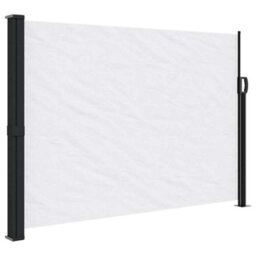Walplus Retractable Side Awning Garden Sun Shade Canopy Gazebo For Back Door, Porch, Patio White 140X600 Cm - thumbnail 2