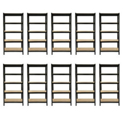MonsterShop 10 Monster Racking Duty Shelving Unit Garage Strong Shelf Units, 75Cm X 150Cm X 30Cm - thumbnail 1